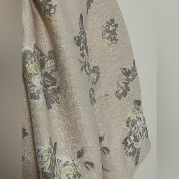 NICE CLAUP Peach Beige Floral Mini Dress - Picture 4 of 8